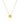 Golden Plum Blossom Necklace
